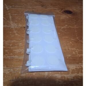 The Flaming Candle Wick Stickers Double Sided Candle Wick Stickers 120 White